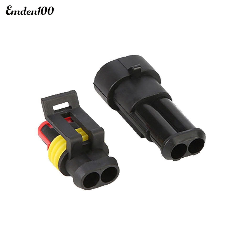 Bộ 10 Đầu Nối Dây Điện 2 Chiều Chống Nước Cho Xe Hơi