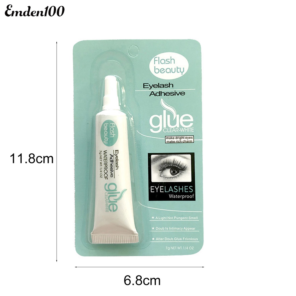 Keo Dán Lông Mi Giả Emden 7g Màu Trắng Đen Đa Năng An Toàn