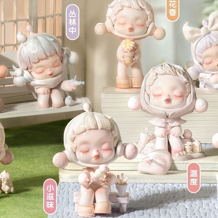 Panda ~Đồ chơi hộp mù ngẫu nhiên SKULPANDA Dòng nhiệt độ Hộp mù Búp bê ngẫu nhiên Nhân vật hoạt hình dễ thương Hộp mù Trang trí thủ công Quà tặng đồ chơi hợp thời trang 0128