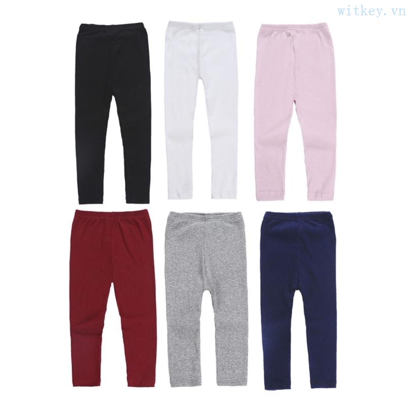 Quần Legging Co Giãn In Chữ Thời Trang Mùa Thu Cho Bé Gái