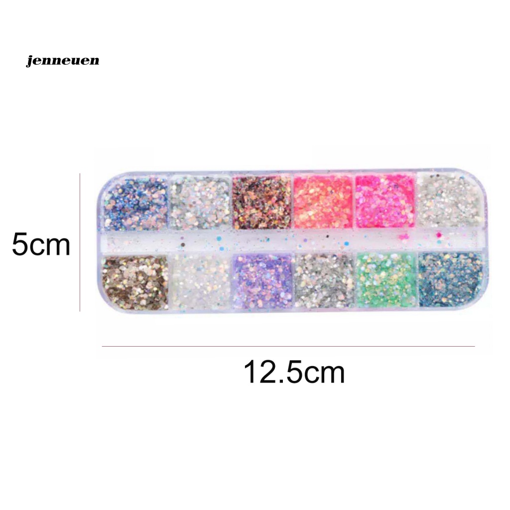 Hạt Kim Sa Lấp Lánh Dùng Trang Trí Móng Tay / Mặt / Cơ Thể Nghệ Thuật DIY