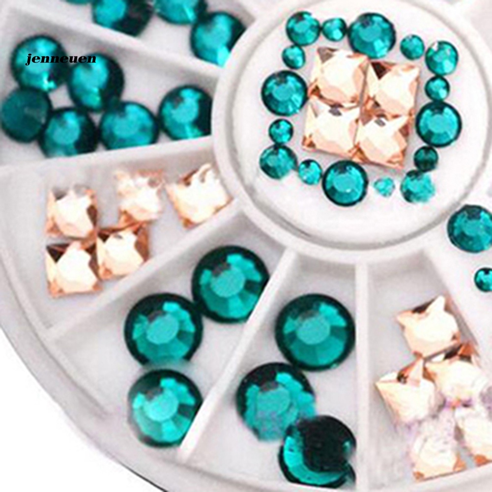 Hộp 120 Hạt Tròn Lấp Lánh Trang Trí Móng Tay