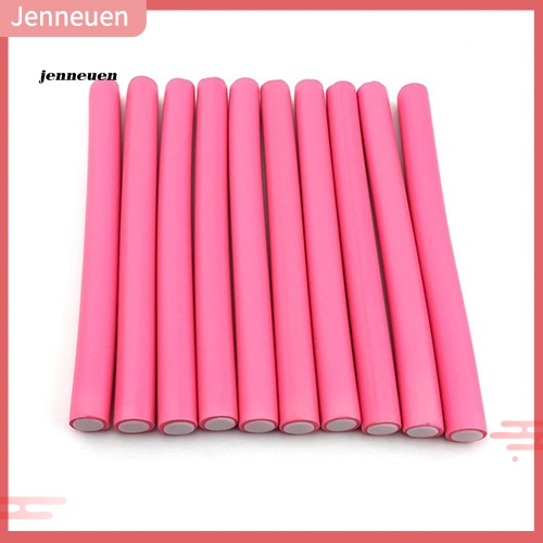 Bộ 10 Lô Cuốn Tóc Xốp Mềm Mại Tiện Dụng