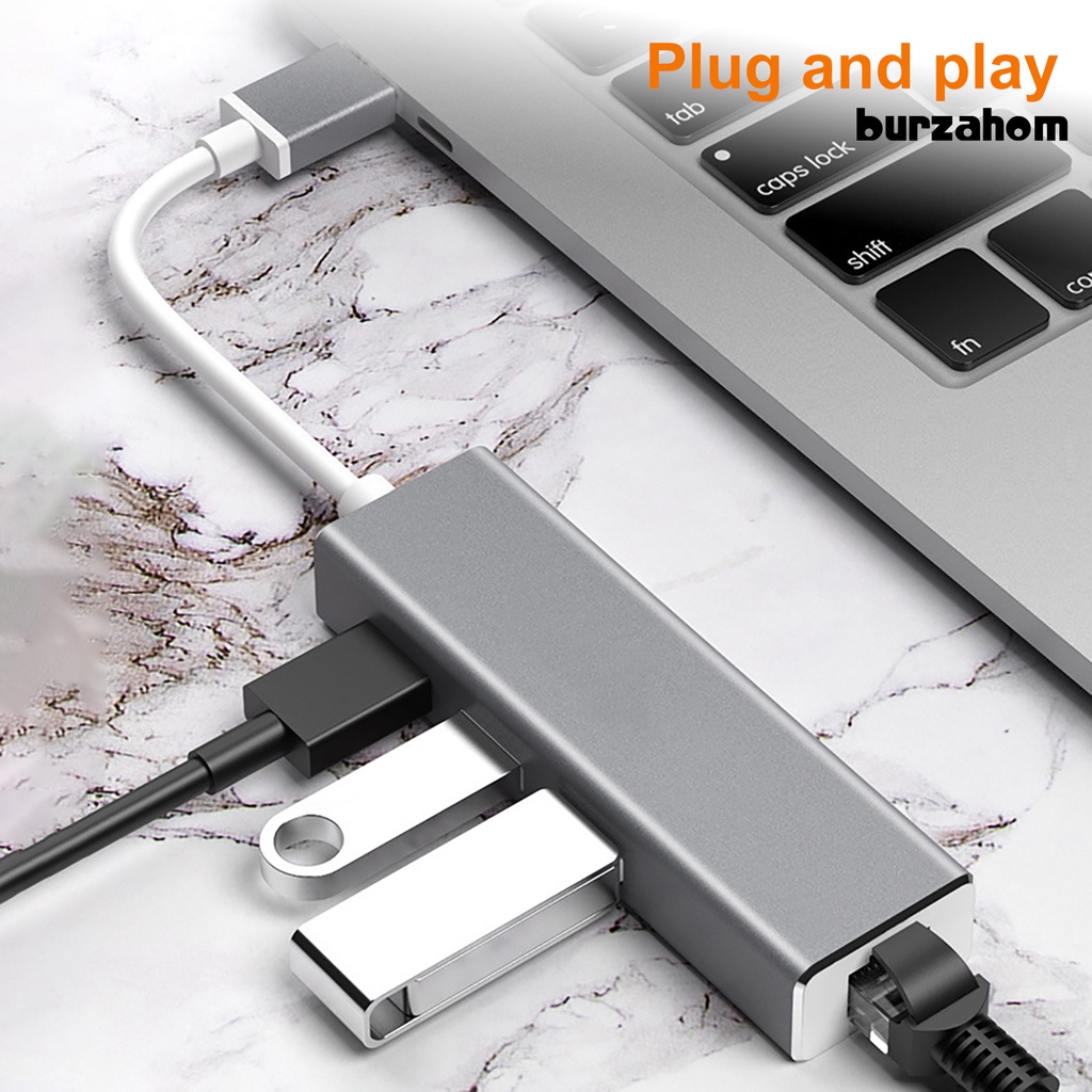 Bộ Chuyển Đổi Thẻ Mạng 3 Cổng USB 3.0 HW-1505 1000M Tốc Độ Cao