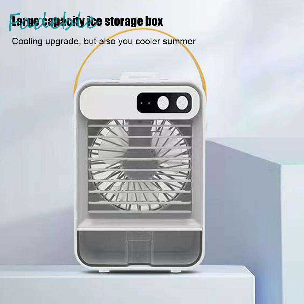 Quạt Mini Làm Mát Phun Sương Tạo Độ Ẩm 3 Tốc Độ Ít Ồn 1200mah