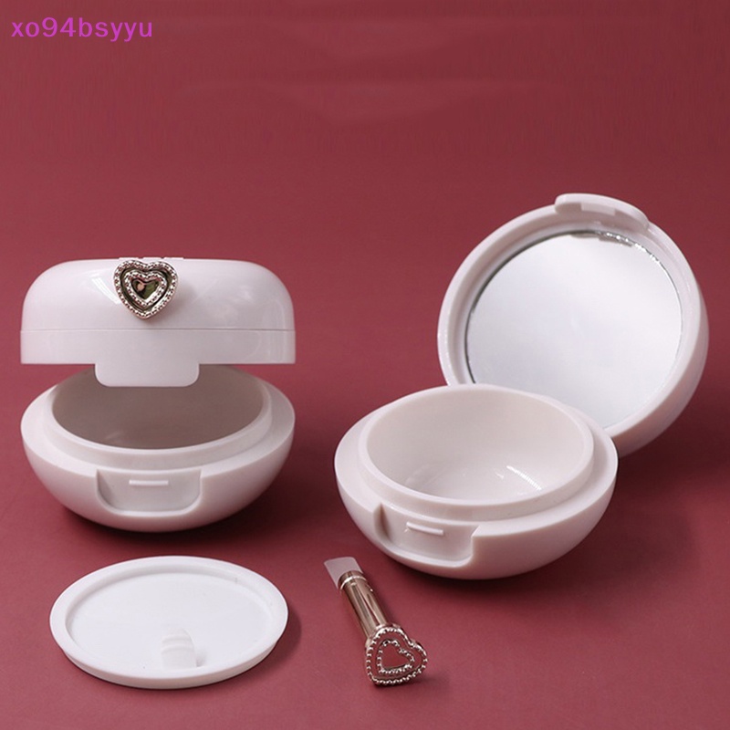 1 Hũ Đựng Son Dưỡng Môi Màu Trắng 20g Xo94Bsyu Kèm Cọ Tiện Dụng