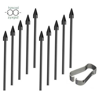 Set 10 Đầu Bút Cảm Ứng Stylus Bằng Nhựa Màu Đen Cho Samsung Galaxy Tab S6Lite S6 / S7 / S7 / S8 Note10 / Note20