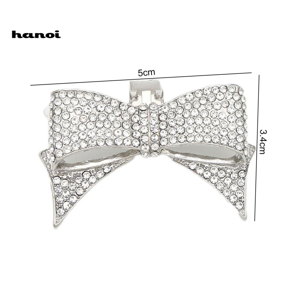 Han_giày Kẹp Đính Đá Thủ Công Cao Cấp Có Thể Tháo Rời Trang Trí Giày Nơ Bằng Hợp Kim Cao Cấp
