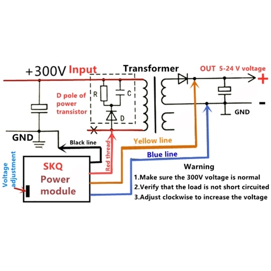 Mô Đun Cấp Nguồn Pcbfun 14-60inch 5v-24v