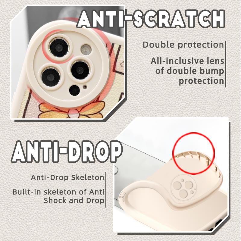 Raised lens Solid color Phone Case For OPPO Realme GT NEO5/240W/Realme GT3 cute Cartoon Nordic wind Liquid silicone shell