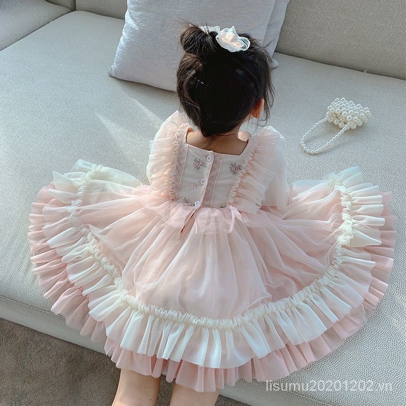 Đầm Công Chúa Phong Cách Lolita Siêu Nữ Tính Ngọt Ngào Thời Trang Xuân Hè Phong Cách Mới Dành Cho Bạn Gái