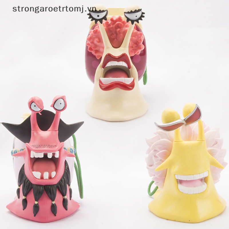 Mô Hình Đồ Chơi Nhân Vật Luffy Edward Newgate Law Doflamingo Jinbe Den Den Mushi Trong Phim Hoạt Hình "One piece"