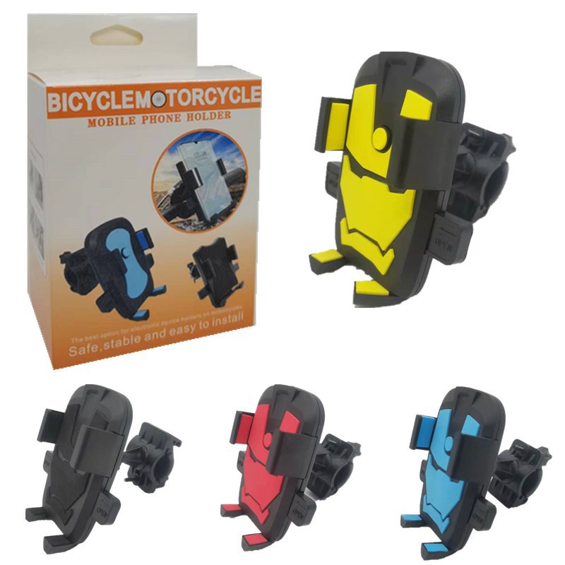 Giá Đỡ Điện Thoại Xe Đạp Xe Máy Iron Man Chống Sốc Xe Đạp Xe Tay Ga Xe Đạp An Ninh Khóa Nhanh Hỗ Trợ Giá Đỡ Điện Thoại Truing1