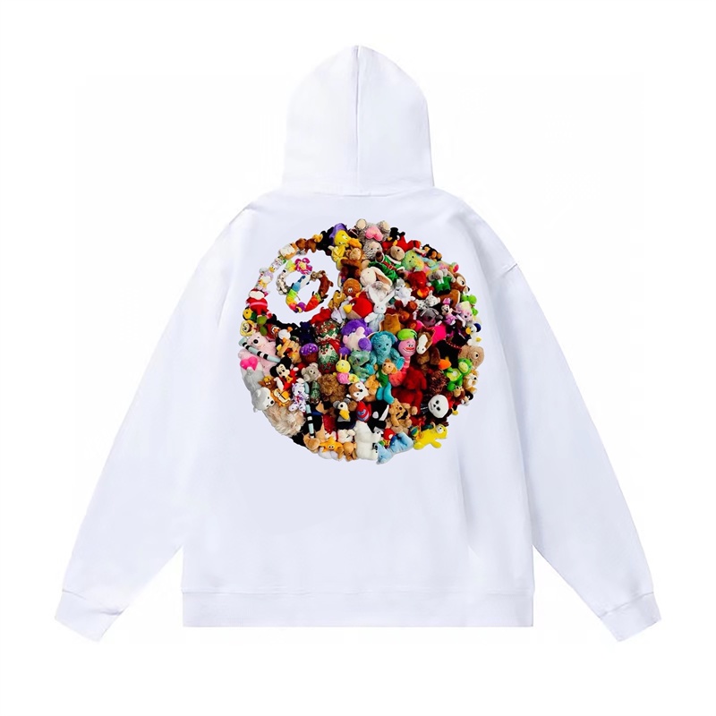 Áo Hoodie Tay Dài In Hình Búp Bê Số 88Sy Thời Trang Cổ Điển Cho Nam Và Nữ Sành Điệu