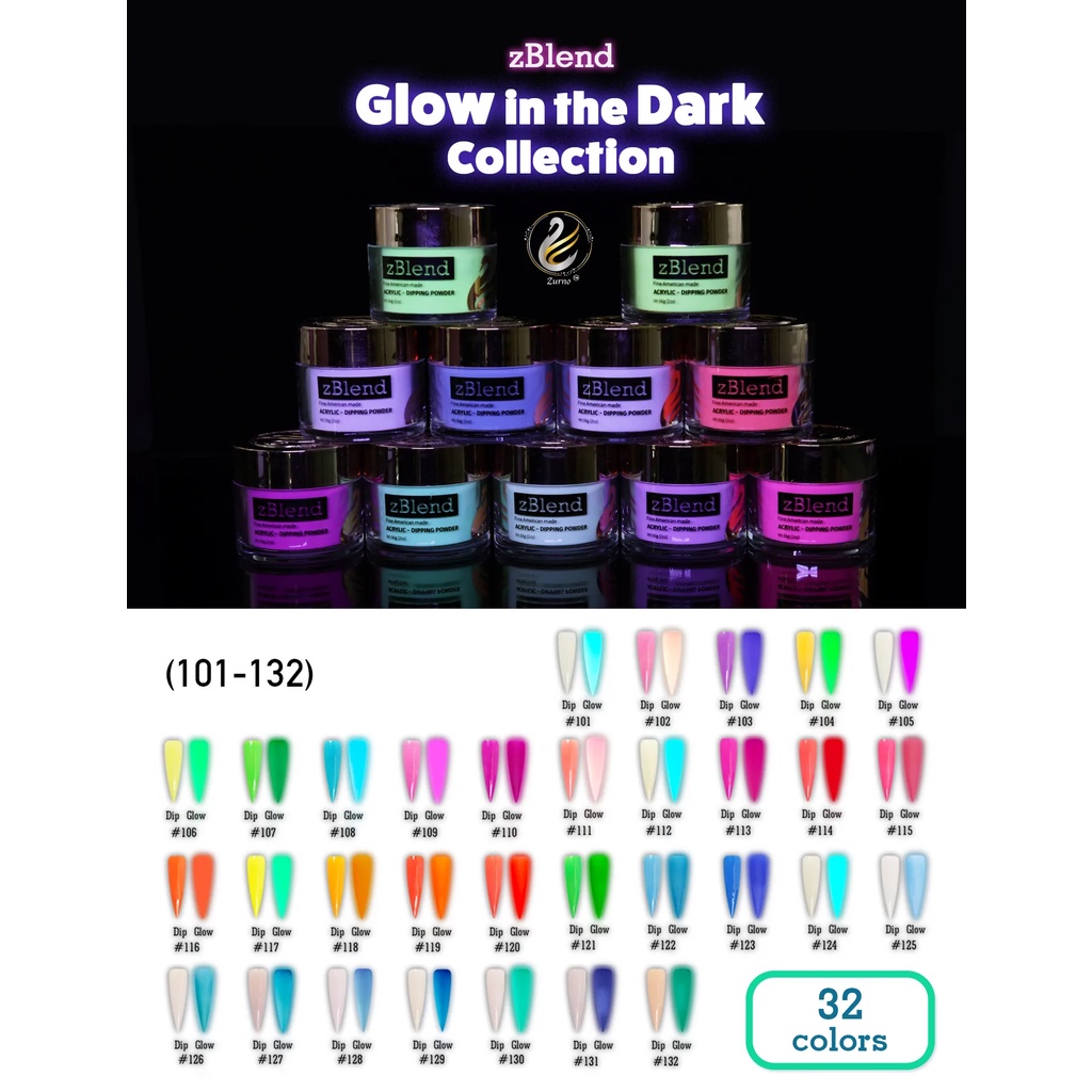 zBlend - Glow In The Dark Collection #101 - #132 (Individual)- Hủ 1oz