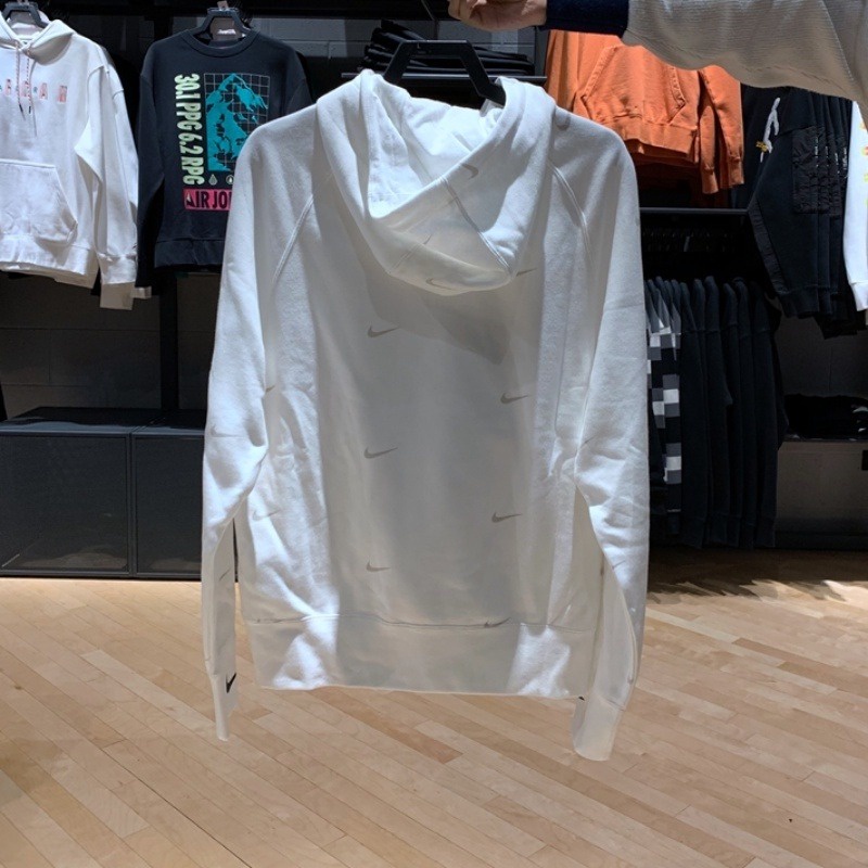 Áo Hoodie Nike100% Dày Dặn Dáng Rộng DA0111 Thời Trang Đường Phố Vintage Cho Nam