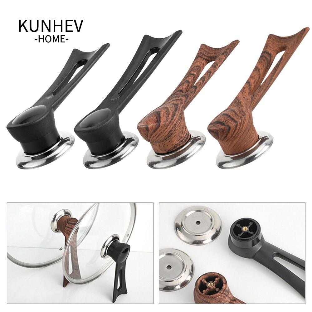 Tay cầm nắp đậy KUNHEV dạng núm vặn thay thế tiện dụng cho nồi chảo nấu ăn