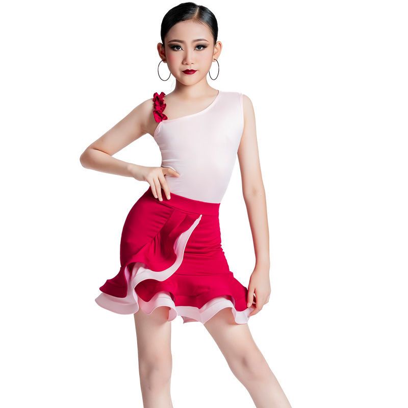 Đầm Khiêu Vũ Latin Dài Tay Thiết Kế Mới Cao Cấp Thời Trang Dành Cho Bé Gái