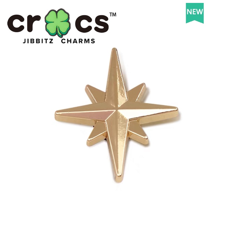 Dây Chuyền Kim Loại Mặt Hình Giày Dép crocs Đính Hạt Ngọc Trai / Bướm / Hoa Xinh Xắn DIY