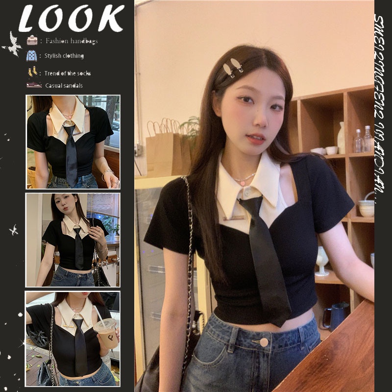 GD1 Áo thun phông áo croptop American Vintage 2023 New Style JL072719