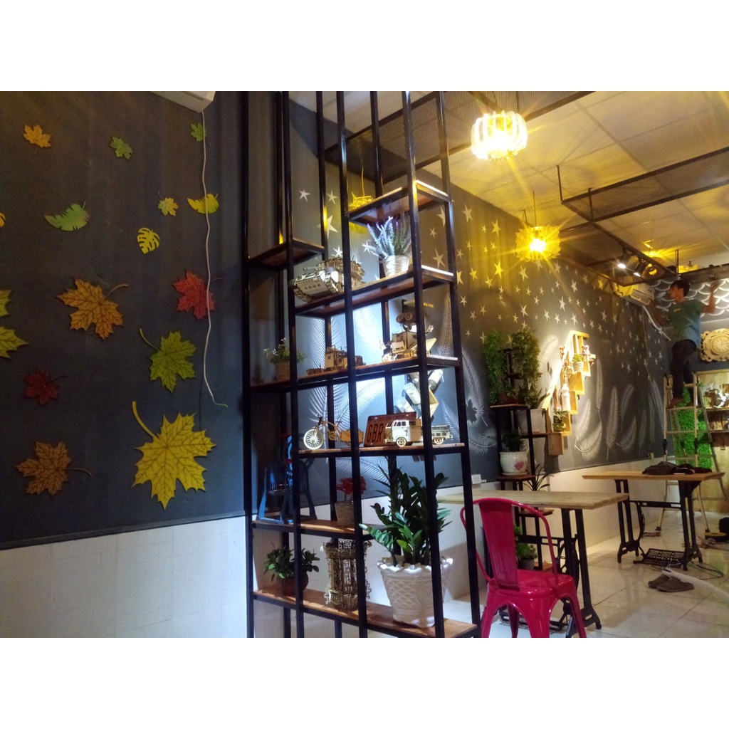 Lá phong bằng gỗ dùng decor trang trí tường KG0941