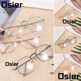 Mắt kính gọng đa giác kim loại siêu nhẹ linh hoạt nhỏ gọn có độ -1.00~-4.0