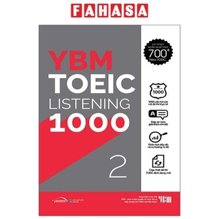 Sách ybm toeic listening 1000 - vol 2