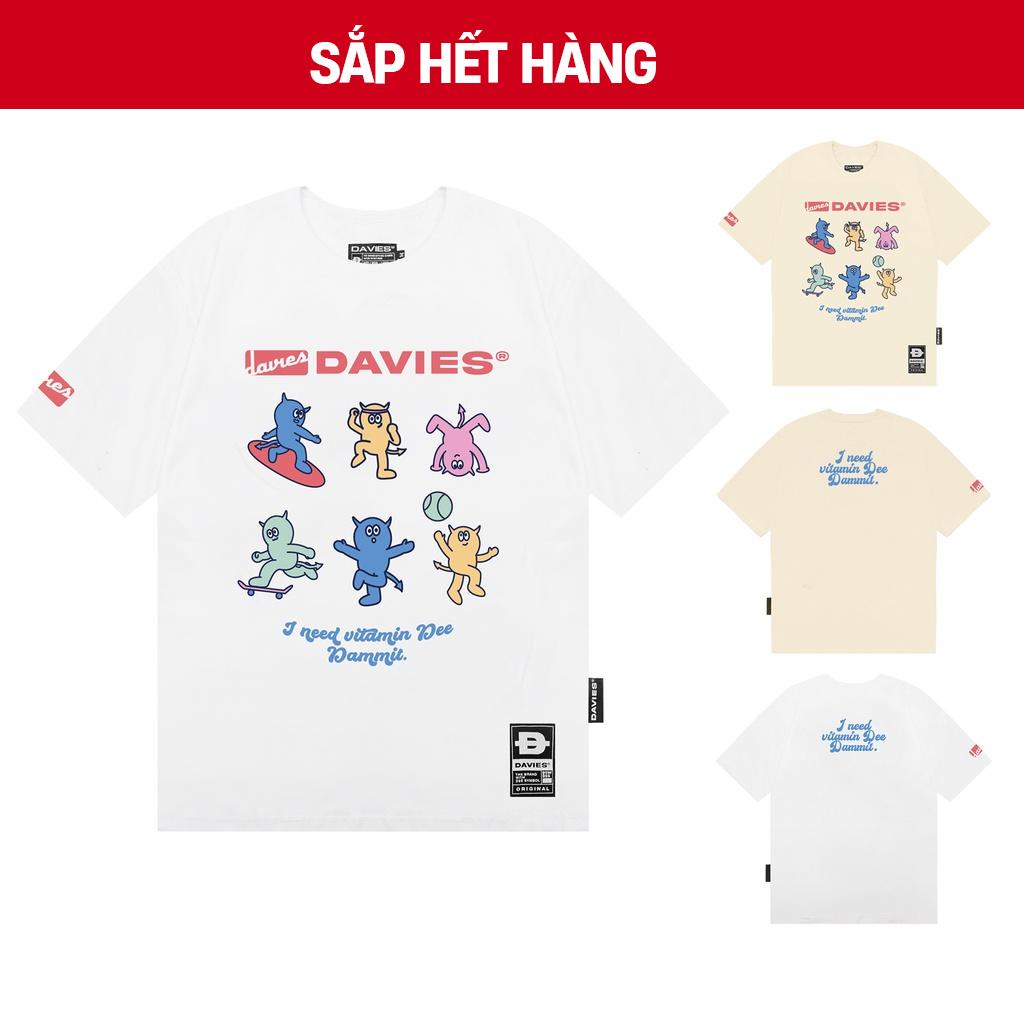 Áo phông nữ form rộng tay lỡ đẹp Olympic tee local brand DAVIES | D26-T9