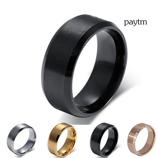 Nhẫn Thép Titan Thời Trang Unisex