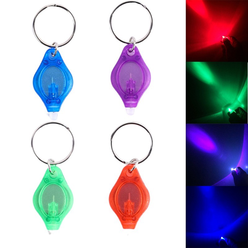 Móc Khóa Đèn Pin LED Mini Đa Năng Chất Lượng Cao