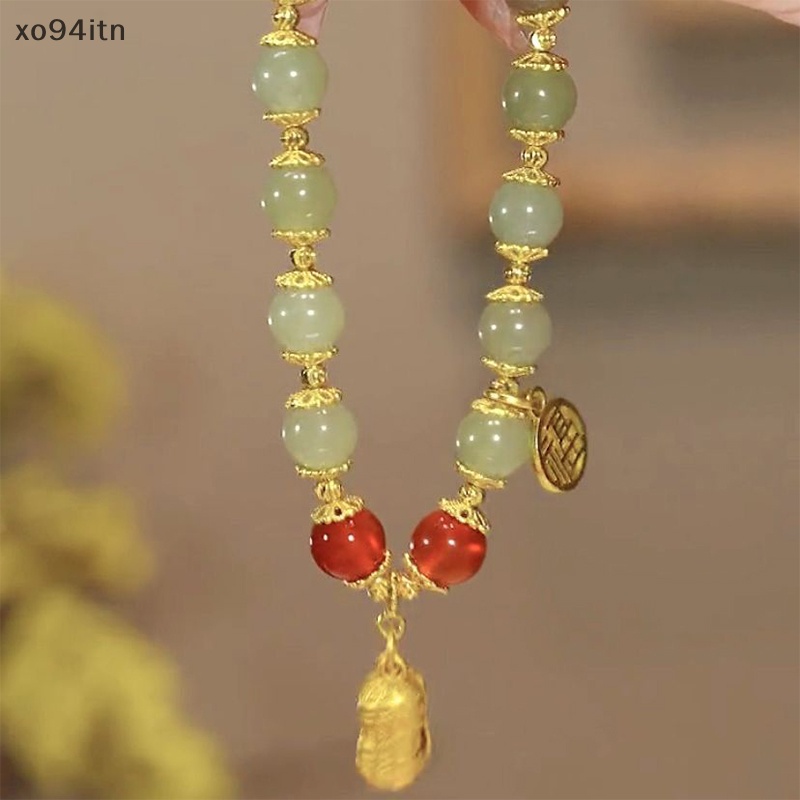 Vòng Tay Hạt Đậu Phộng May Mắn Phong Cách Trung Hoa Thời Trang Cho Nữ