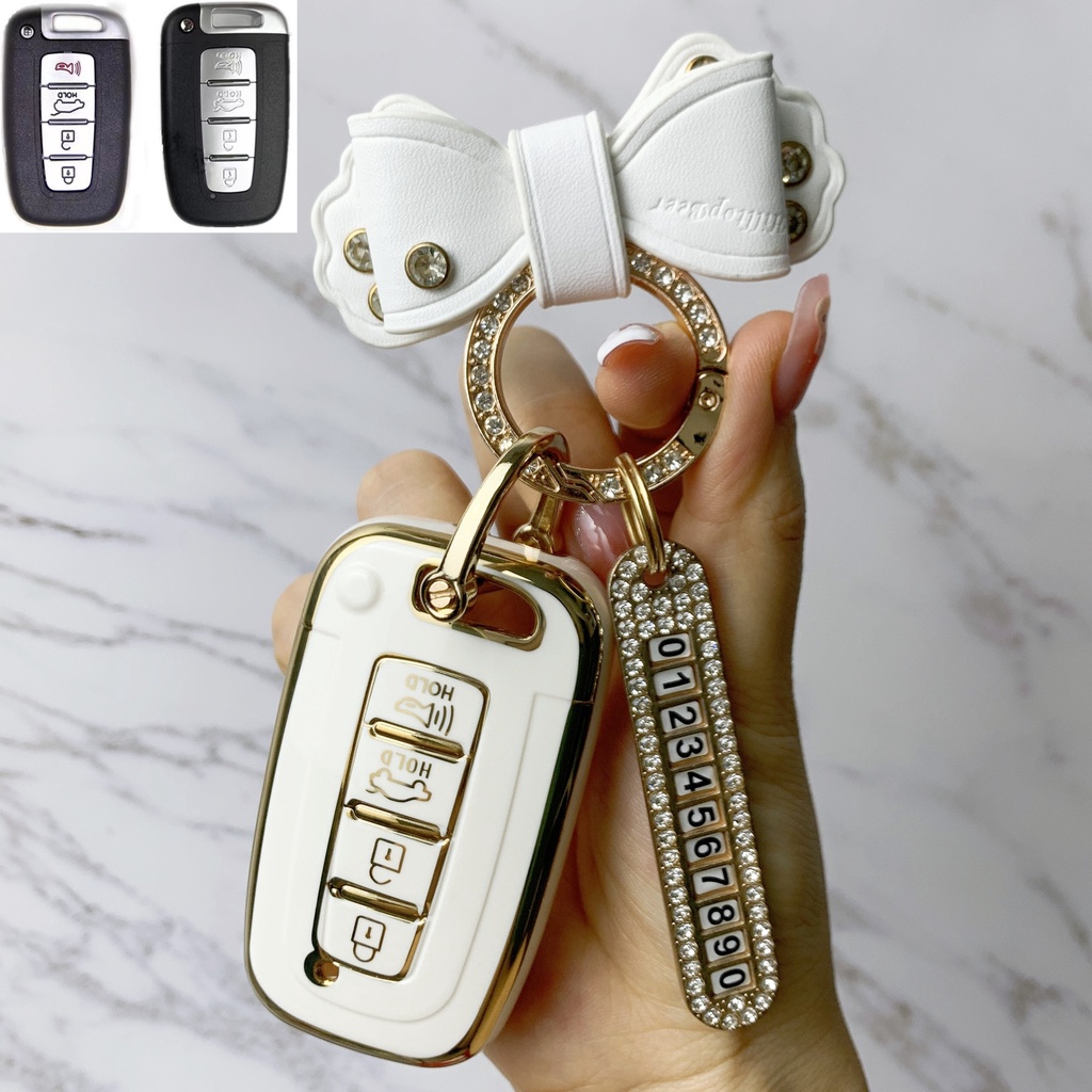 Vỏ Bảo Vệ Chìa Khóa Xe Hơi Kia RIO Rio5 Ceed Cerato Souranto K3 K4 K5 KX3 Optimanto Forte Bằng TPU Ốp