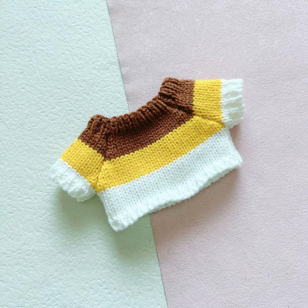 Quần Short + Áo Sweater + Băng Đô Cotton Thời Trang Xinh Xắn Cho Búp Bê 20cm