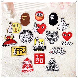 ♚ sticker ủi thêu chữ jdm thời trang ♚ 1 sticker ủi thêu hình huy hiệu