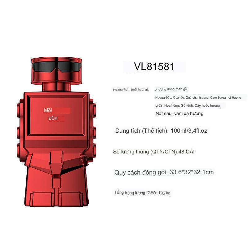 Nước hoa Robot/Gỗ điều chỉnh/Nước hoa nhẹ/Nước hoa nam/Perfume/Sinh nhật/Giáng sinh/Ngày lễ tình nhân/520/38 Ngày phụ nữ