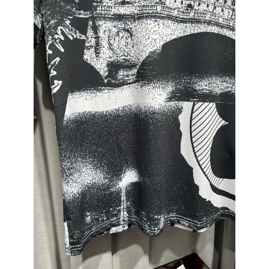 Áo Thun Nam Tay Ngắn In Hình monogram Mới