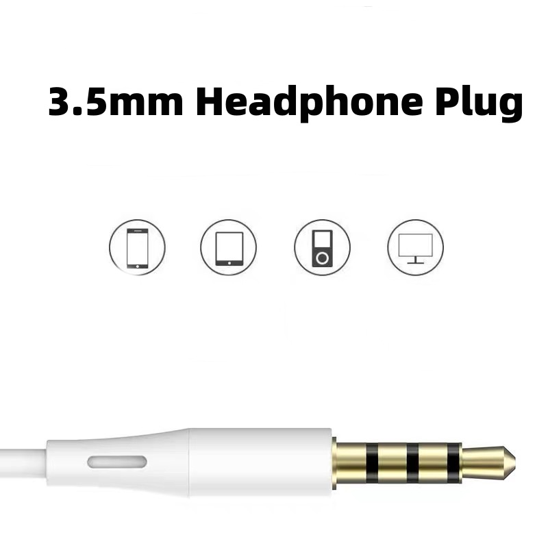 Tai Nghe Nhét Tai Jack 3.5mm Loại C Chống Ồn Chuyên Dụng Chơi Game Cho Huawei Oppo