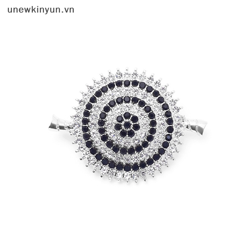 Ghim Cài Áo Cardigan Đính Pha Lê Sáng Tạo Thanh Lịch Cho Nữ