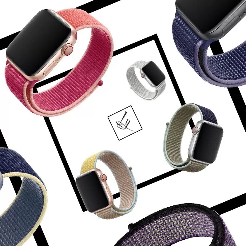 Dây Đeo Nylon Thoáng Khí Cho Đồng Hồ Thông Minh Apple watch Series Ultra 8 7 6 SE 5 4 3 2 1 49mm 41mm 45mm 44mm 42mm 40mm 38mm