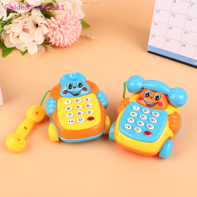 Điện Thoại Đồ Chơi Hình Hoạt Hình Có Nhạc Cho Bé
