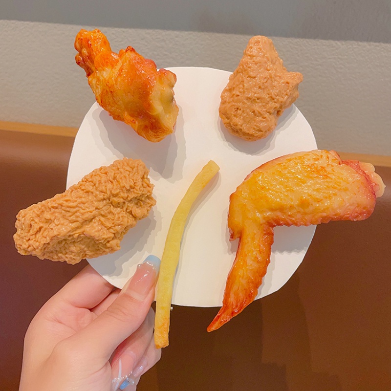 Kẹp Tóc Hình Đùi Gà Vịt Ngộ Nghĩnh Dễ Thương