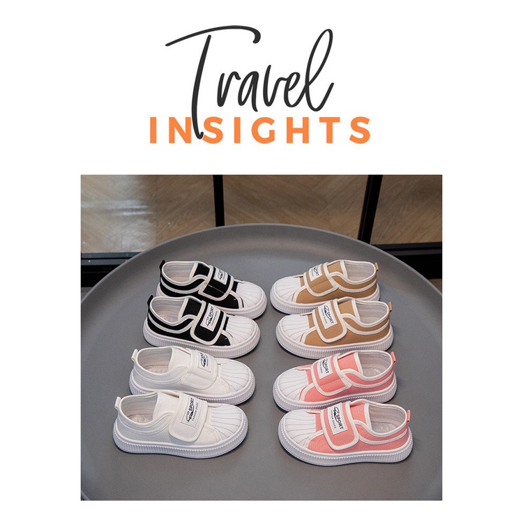 Giày Thể Thao Vải Canvas Đế Mềm Thoáng Khí Thời Trang 2023 Cho Bé