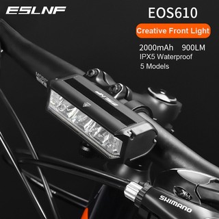 ESLNF Đèn Pin Xe Đạp 900Lumen Đèn Pha Xe Đạp 2000mAh Chống Thấm Nước Tích Hợp Sạc USB Tiện Dụng Dành Cho Xe Đạp MTB Đèn Trước Xe Đạp
