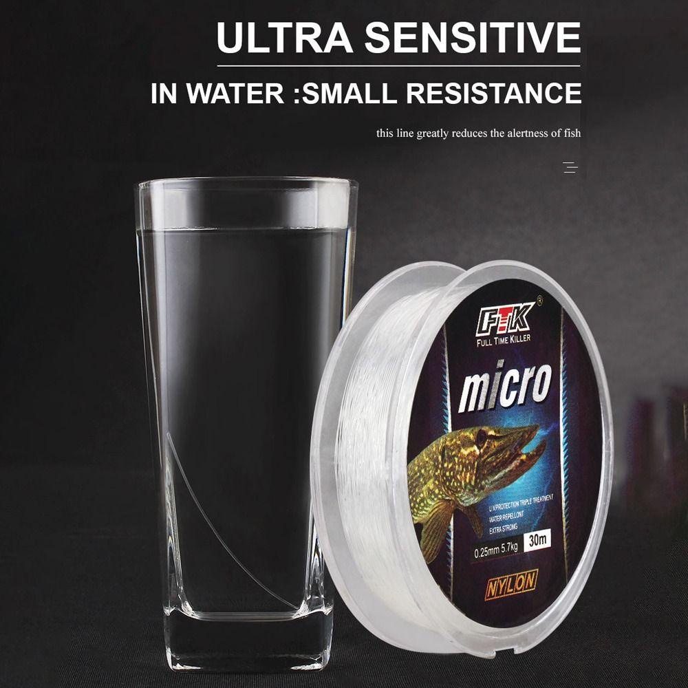 Dây câu cá băng dalton, dây câu cá phủ chìm 0,3-2,5 mm dây nylon monofilament 30m 9 kích cỡ câu cá mùa đông nước mặn