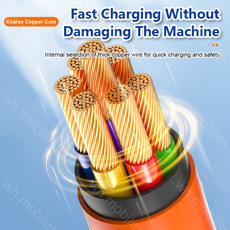 Dây Cáp Sạc Nhanh Loại C 120W 6A Bằng Silicone Dành Cho Điện Thoại Huawei Xiaomi Oppo Android