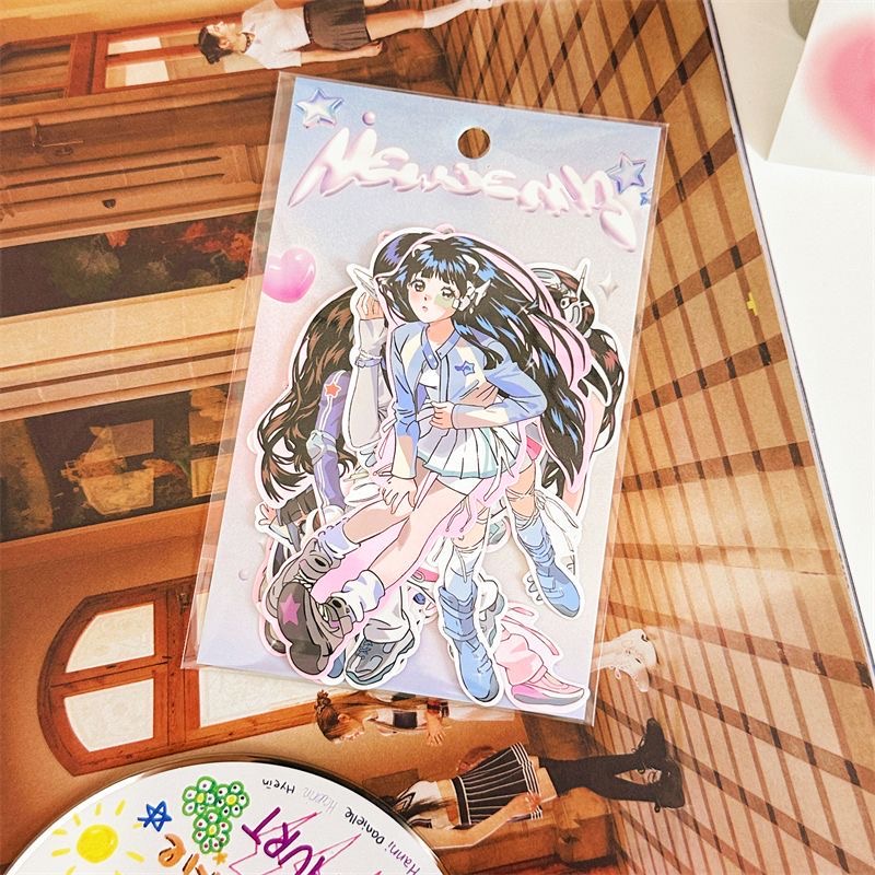 Album Ảnh Dán Hình Cá Voi Nhóm Nhạc Hàn Quốc NewJeans girl album Thủ Công Dùng Để Trang Trí Lều Chụp Ảnh