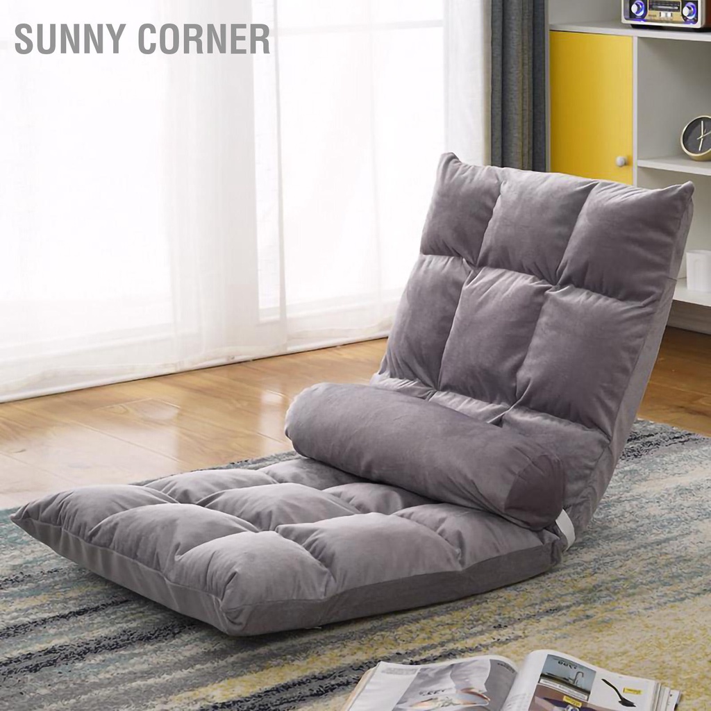 Sunny corner Có hàng sẵn Tatami Sofa Ghế Lưng Phòng Ngủ Đơn Sàn Ban Công Nhỏ Đệm