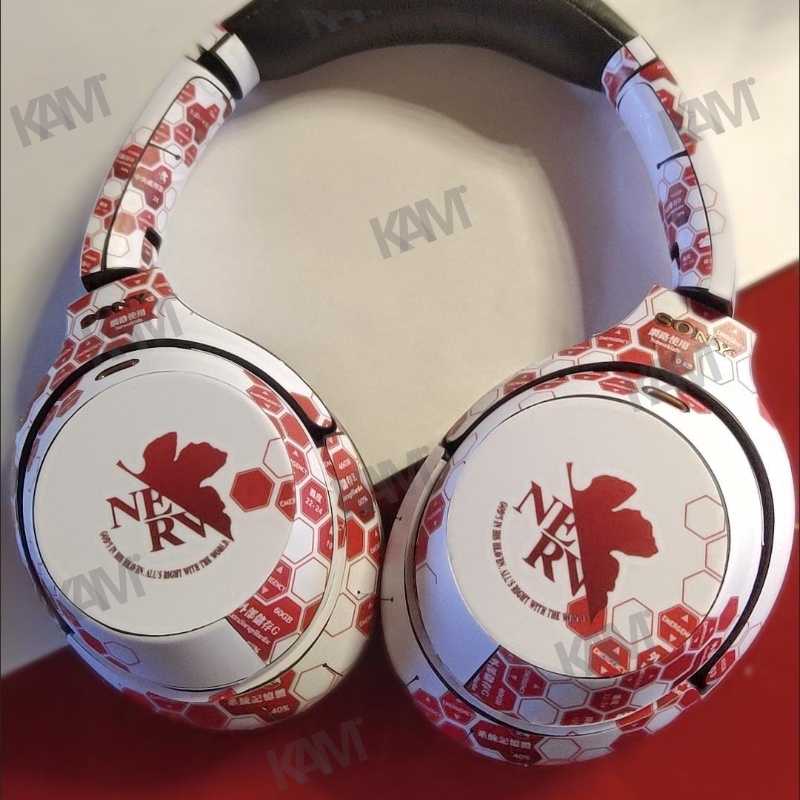 Miếng Dán PVC Nhám Họa Tiết Hoạt Hình Chống Trơn Chống Trầy Xước Cho Tai Nghe Sony WH-1000XM4 / 5