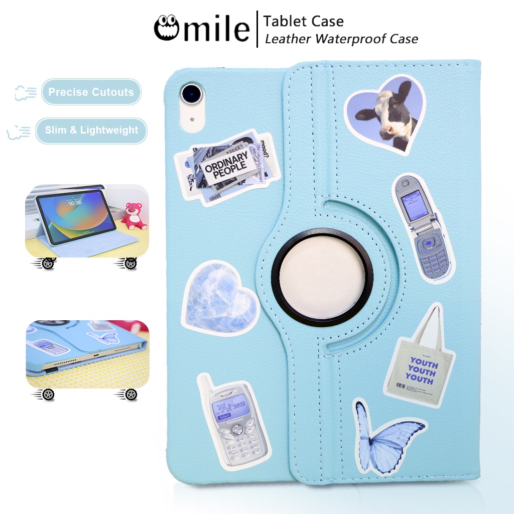 Bao Da Máy Tính Bảng Xoay Tự Động Cho ipad gen 10 9 8 7 6 5 air 5 4 3 pro 12.9 11 inch mini 6 5 4 3 2 Ốp