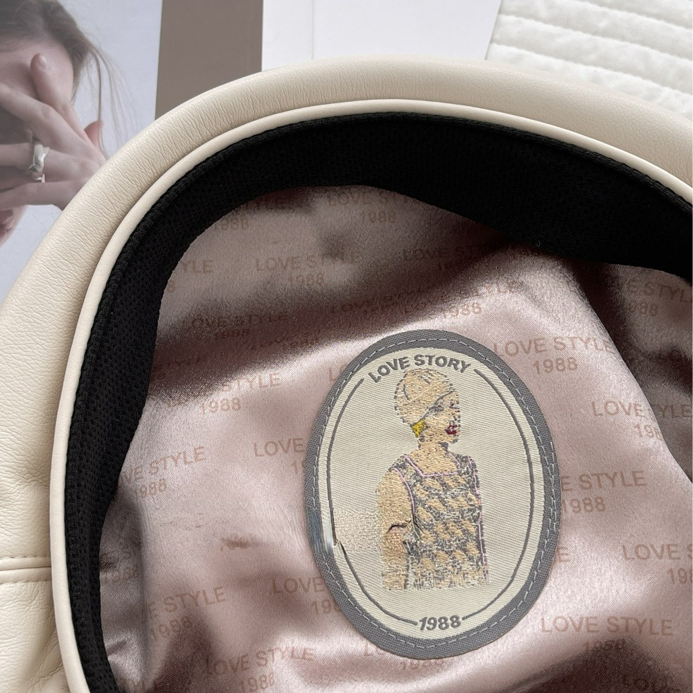 Mũ Beret Da Phong Cách Thời Trang Thu Đông Hàn Quốc Dành Cho Nữ